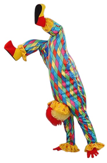 verhuur - carnaval - Mascottes - Mega clown